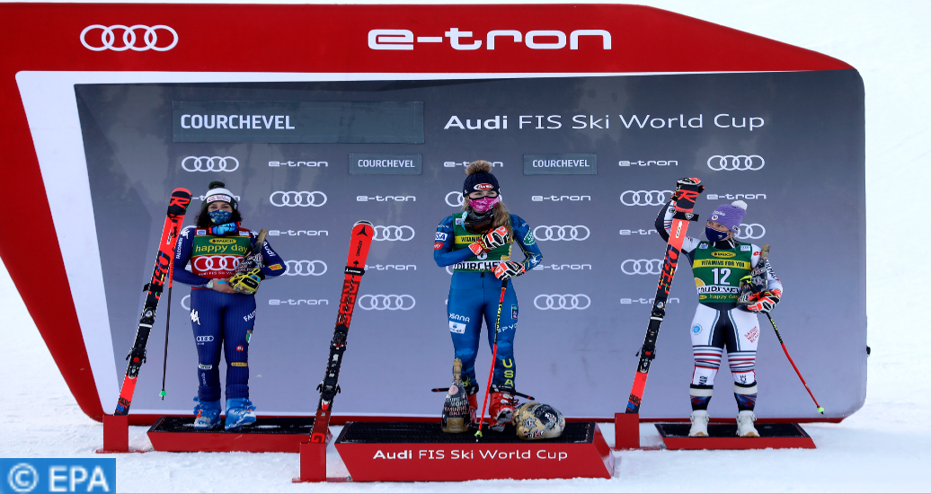 Coupe du monde femmes de ski alpin: les classements après le géant de Courchevel