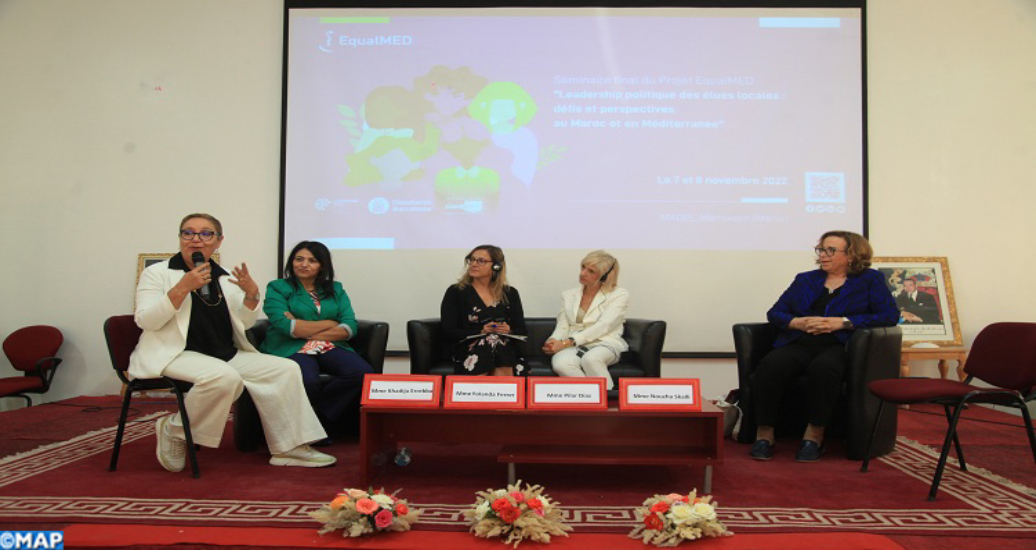 Marrakech : Focus sur les opportunités offertes aux femmes élues pour le renforcement des politiques d’égalité en Méditerranée