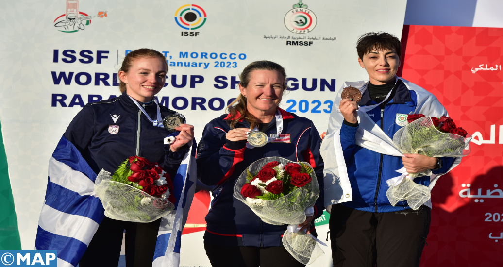 Coupe du monde de tir sportif (skeet): le Grec Nikolaos Mavrommatis et l’Américaine Kimberly Rhode remportent l’or