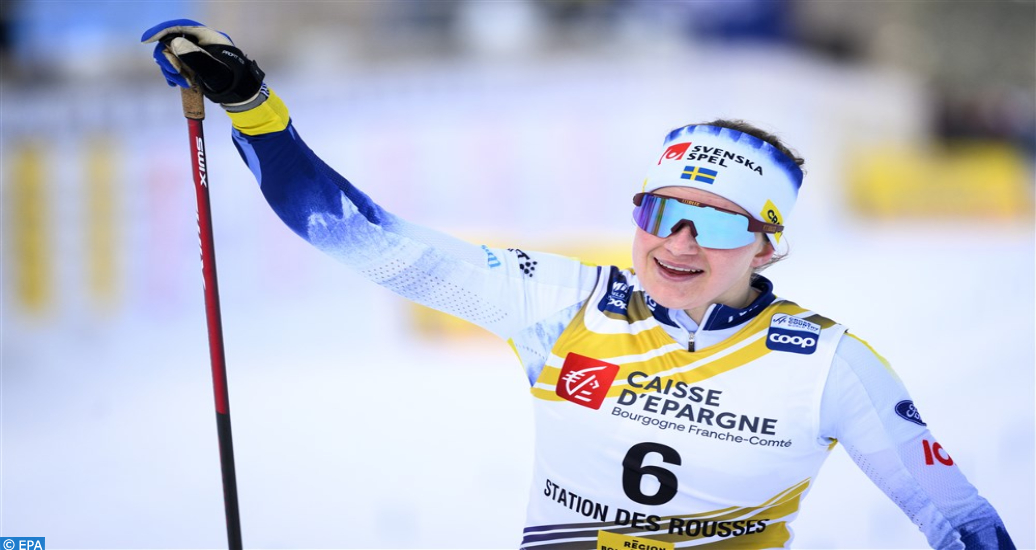 Mondiaux-2023: Ebba Andersson titrée, doublé des Suédoises en skiathlon