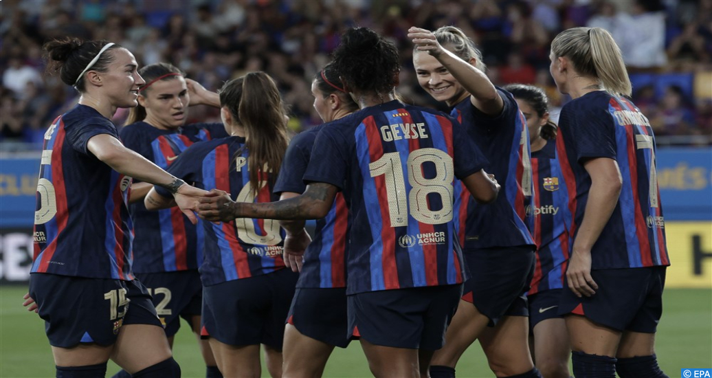 C1 féminine: le Barça surclasse la Roma (5-1) et file en demies