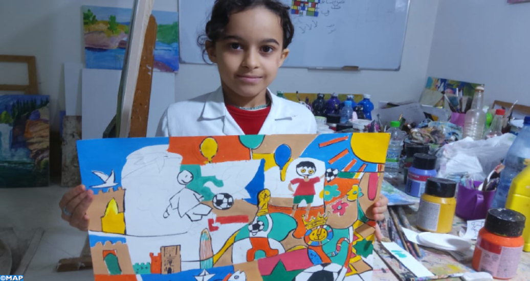 L’élève Bouchra Fachar remporte le 1er prix du concours national de de la meilleure Affiche et meilleure Œuvre d’Art