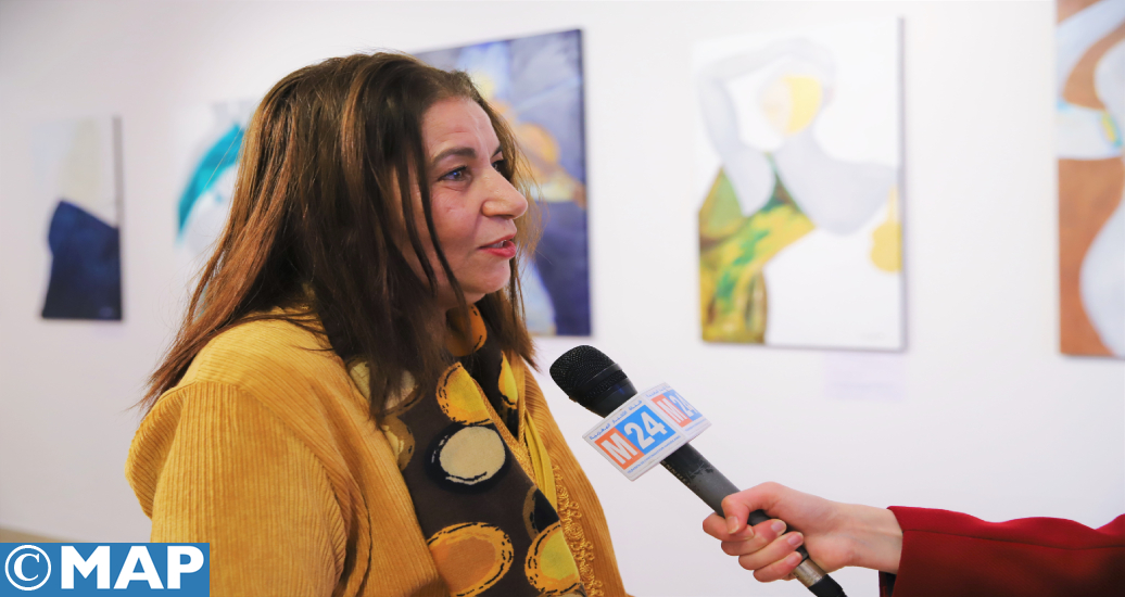 Rabat: Vernissage de l’exposition “La vie…des lignes” de Laila Naji