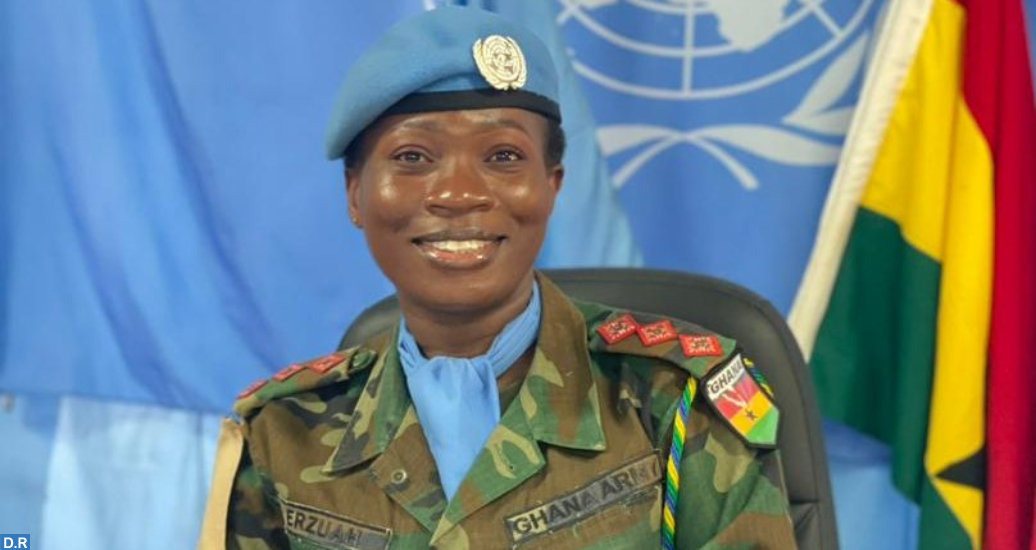Une Casque bleue ghanéenne nommée “défenseur militaire” de l’égalité des sexes de l’ONU