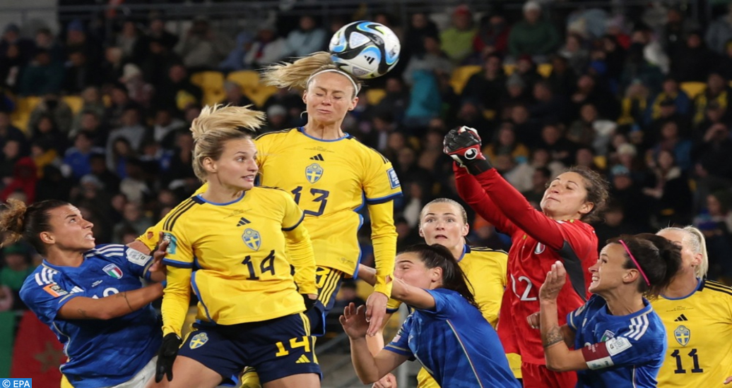 Mondial féminin 2023 (groupe G/2e journée): La Suède étrille l’Italie (5-0) et se qualifie en huitièmes