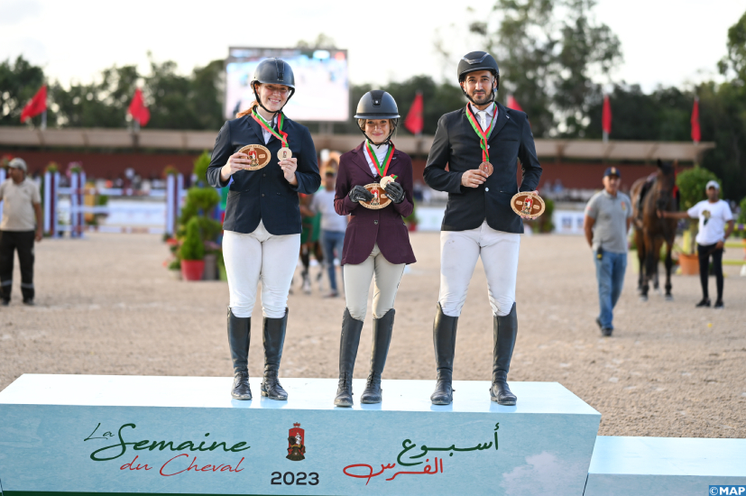 Semaine du cheval 2023 (saut d’obstacles): La cavalière Ines Benmessaoud s’adjuge le championnat du Maroc amateurs