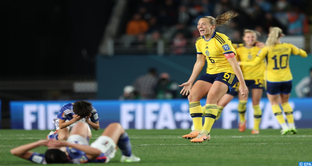 Mondial féminin 2023: La Suède s’impose face au Japon (2-1) et rejoint l’Espagne en demi-finale