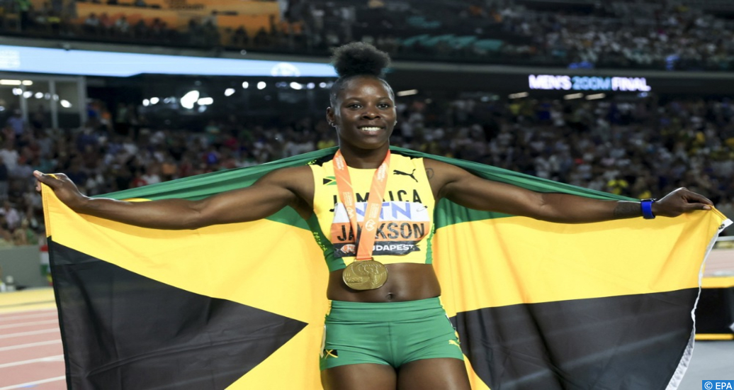 Mondiaux d’athlétisme: la Jamaïcaine Jackson conserve son titre sur 200 m