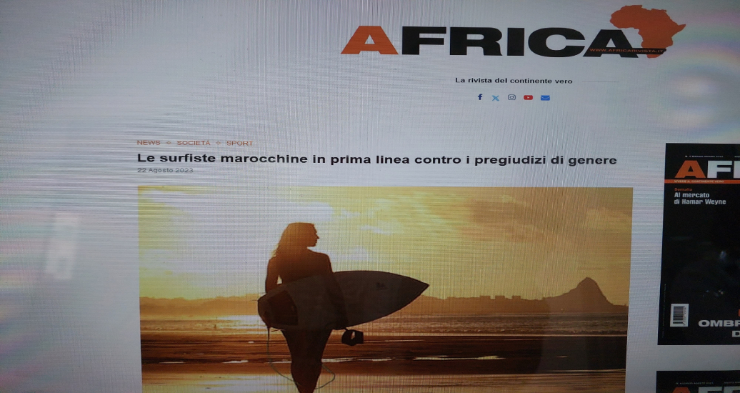Un média italien retrace l’odyssée des surfeuses marocaines