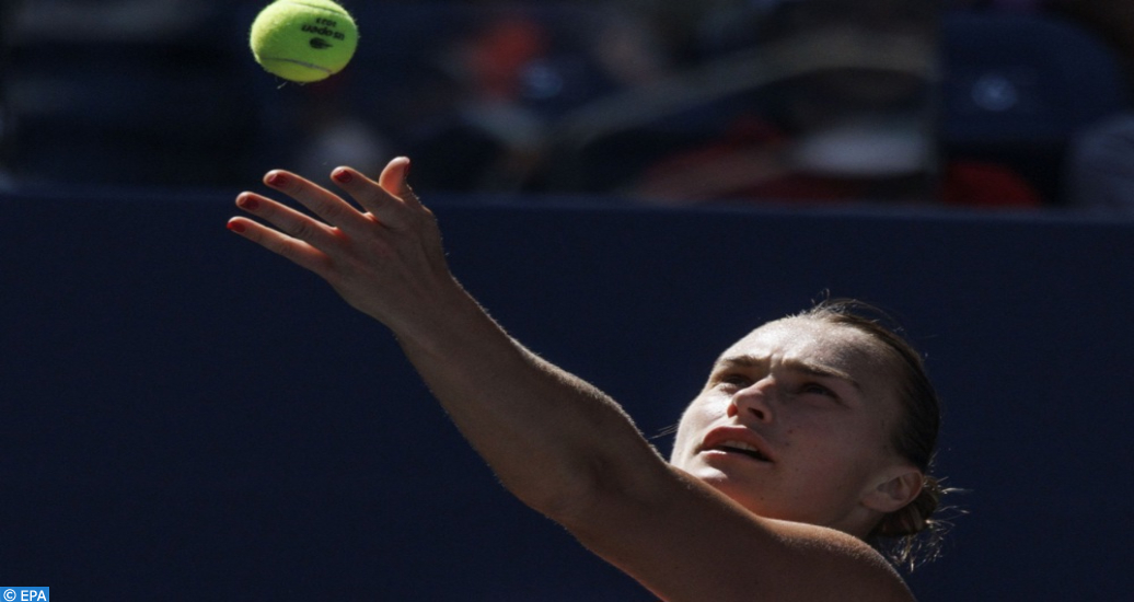 US Open: Sabalenka écarte la Française Burel et passe en 8e