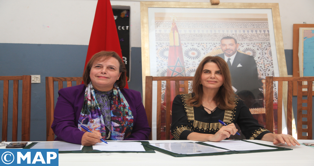 Marrakech : Convention pour la réalisation du projet “Jisr familial” pour la prévention de la déperdition scolaire et du mariage des mineures